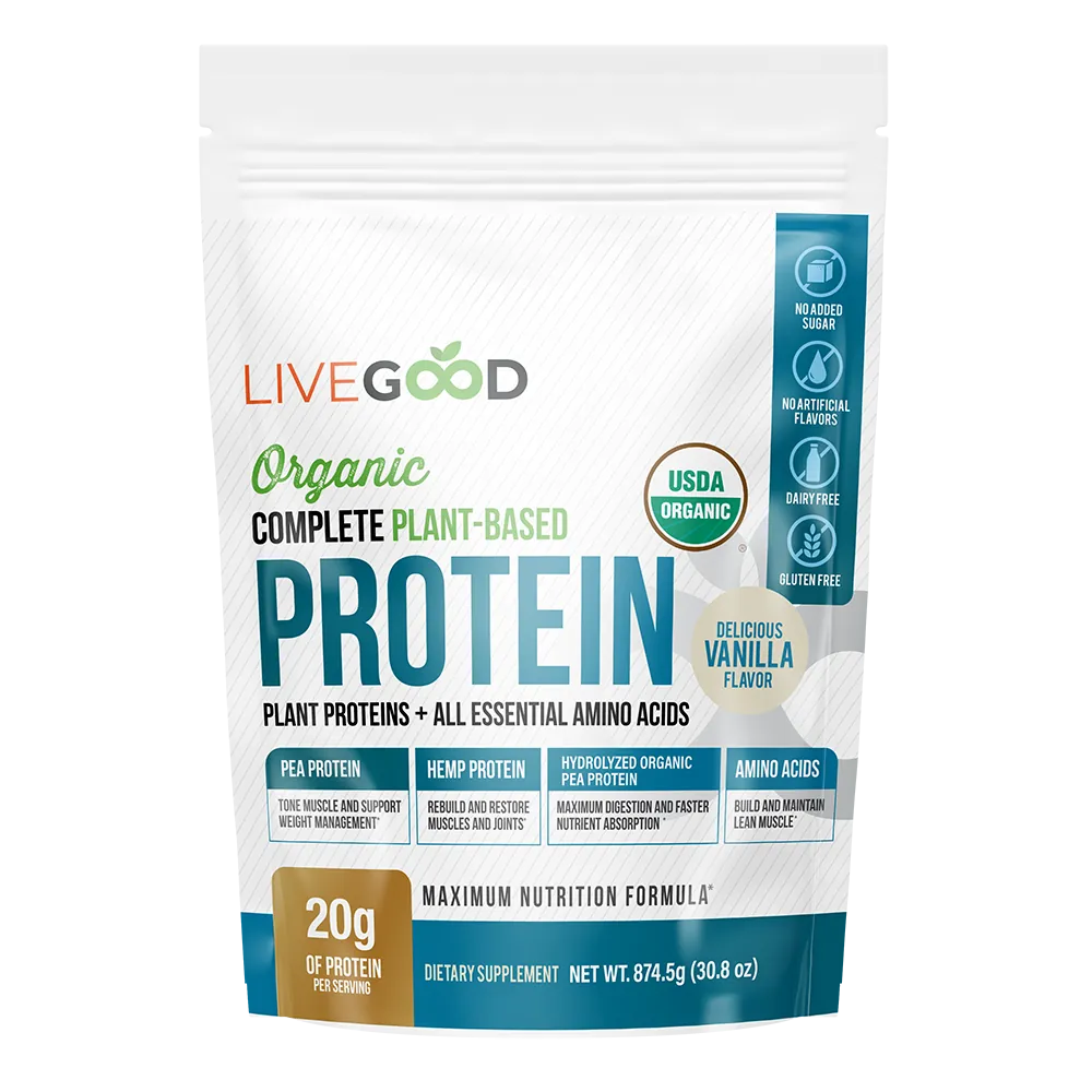 LIVEGOOD organic plant based protein